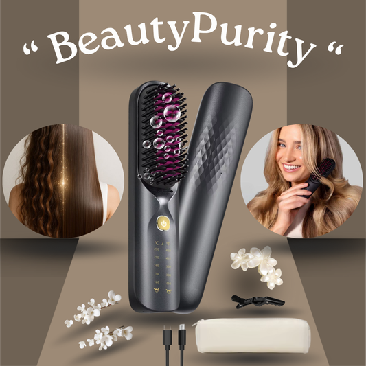 "Brosse lissante sans fil"