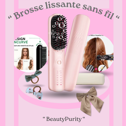 "Brosse lissante sans fil"