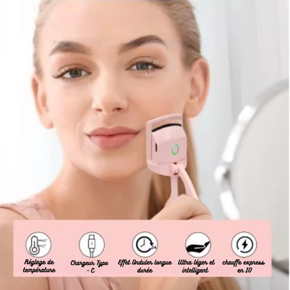 "Recourbe-cils chauffant"