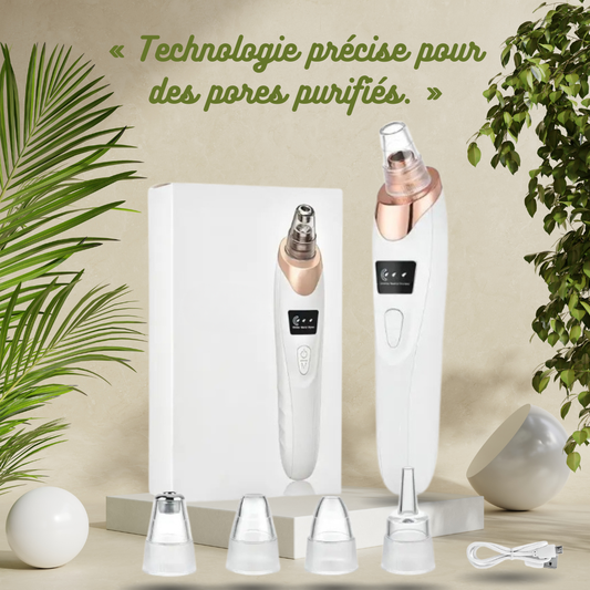 Aspirateur nettoyeur de pores pour le visage