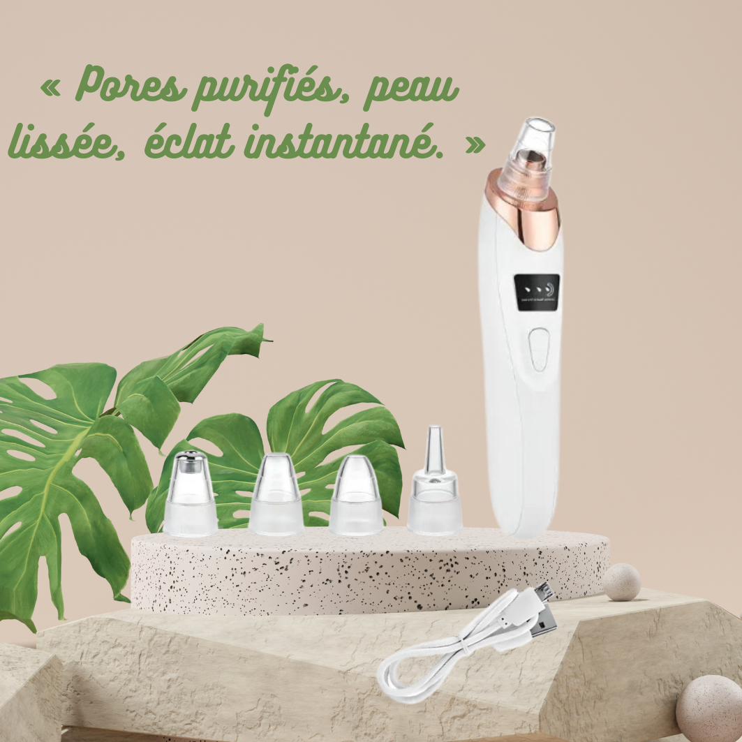 Aspirateur nettoyeur de pores pour le visage