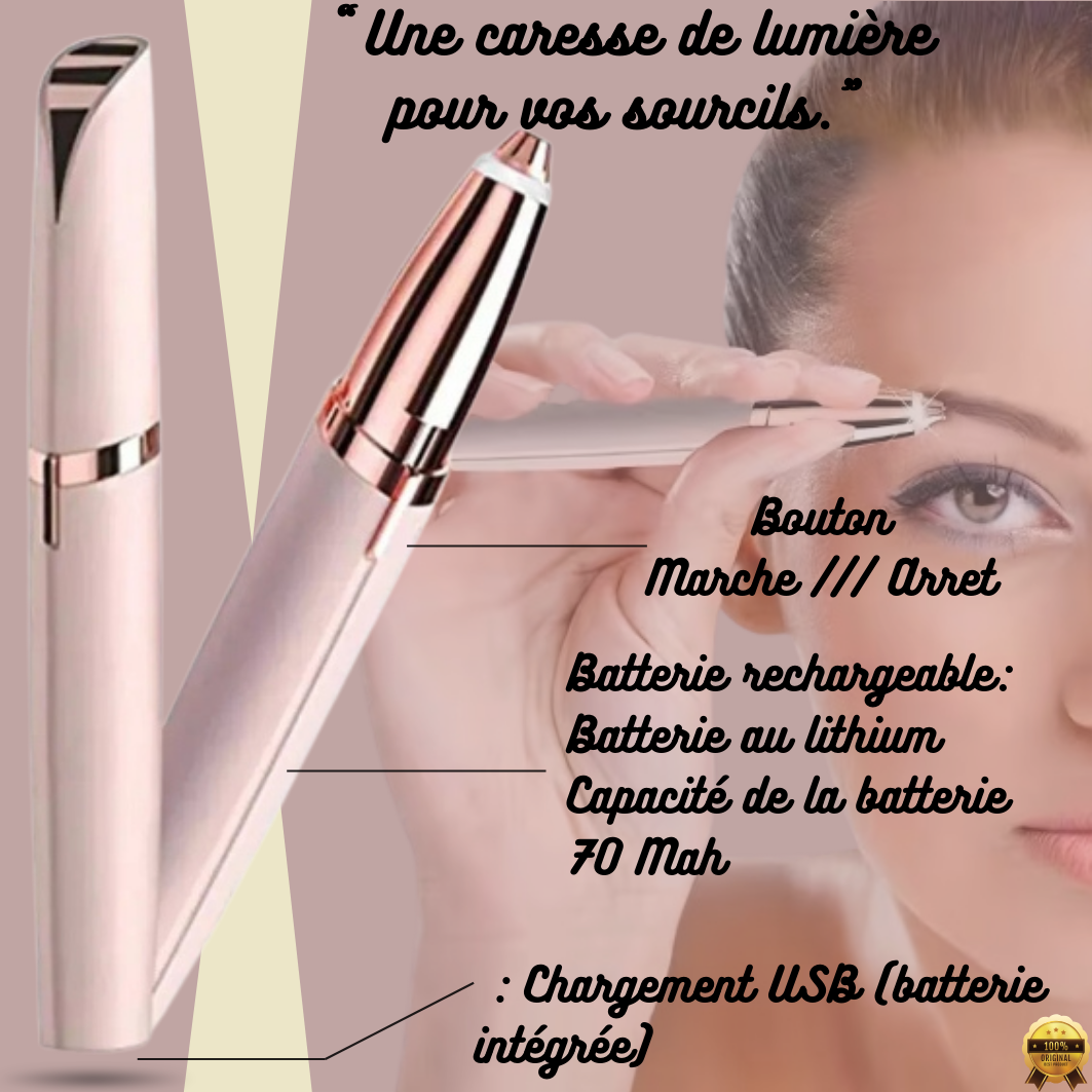 Épilateur électrique pour sourcils