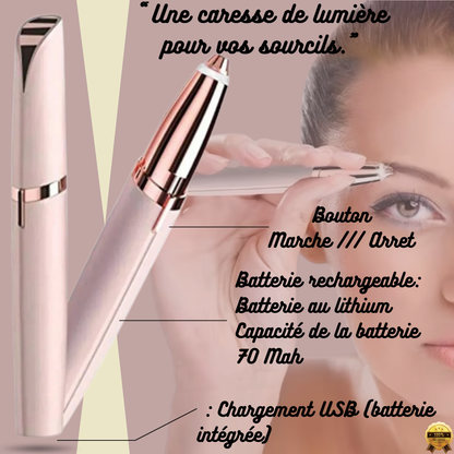 Épilateur électrique pour sourcils