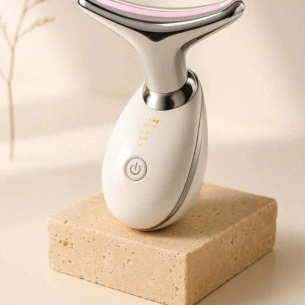 Masseur du cou et du visage à micro-courant