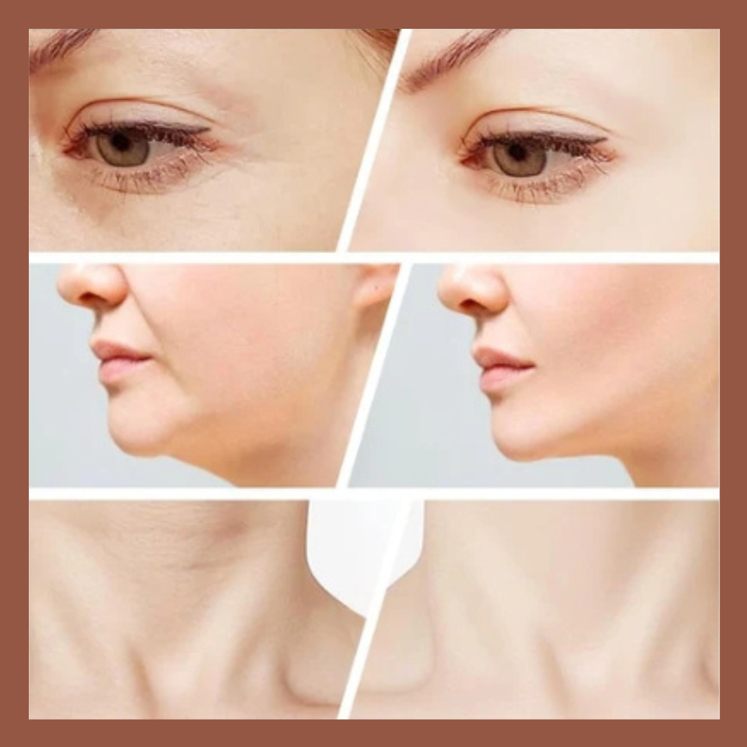 Masseur du cou et du visage à micro-courant